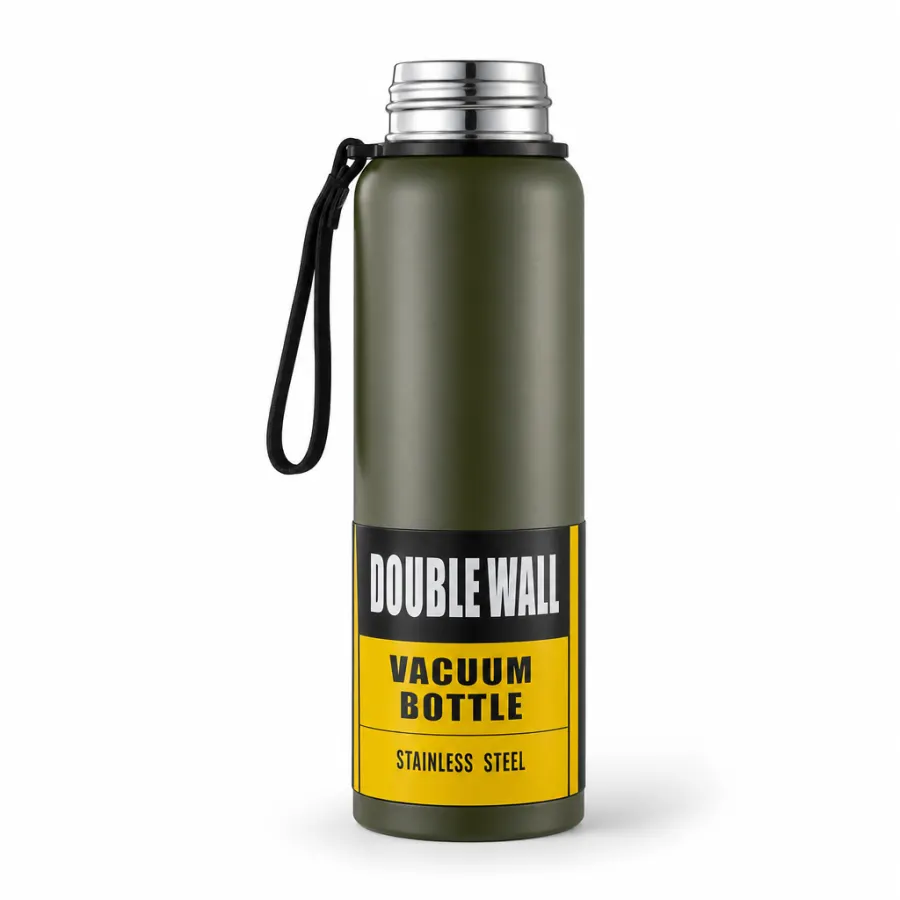 Botella térmica doble pared de acero 1L "SITARUN"