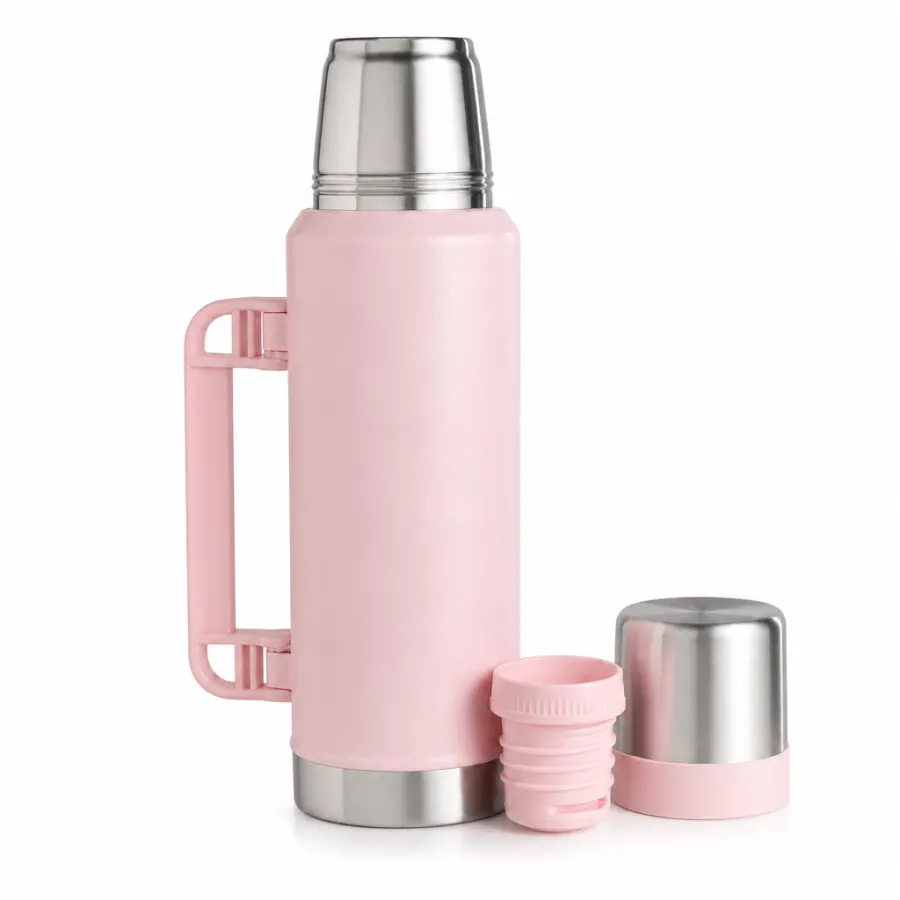 Termo de acero con manija y pico vertedor 1.3L