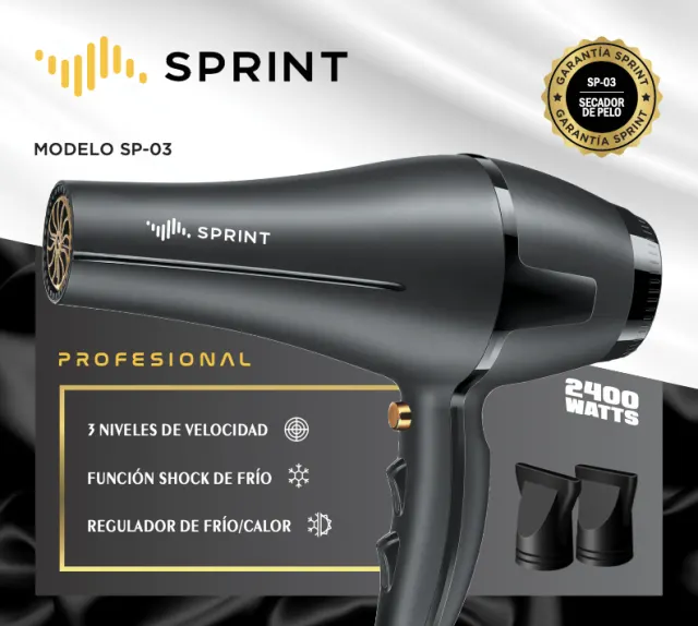 SECADOR DE PELO 2000W PREMIUM